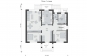 Проект двухэтажного дома с цоколем Rg5020 План2